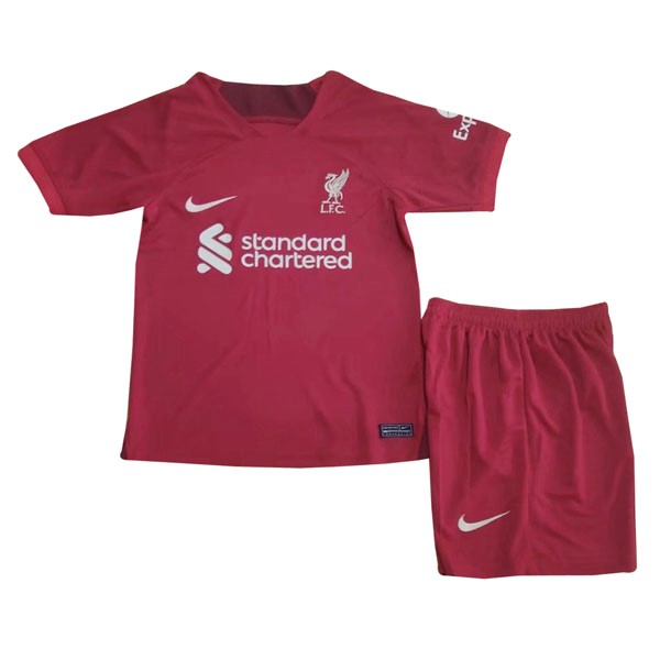 Camiseta Liverpool Replica Primera Ropa Niño 2022/23